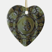 Fantasie-Verzierung Keramik Ornament (Rechts)