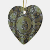 Fantasie-Verzierung Keramik Ornament (Links)