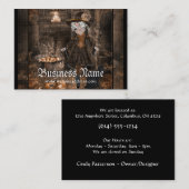 Fantasie-Visitenkarten des Hexe-beschwörende Visitenkarte (Vorne/Hinten)