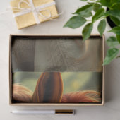 Fantasie von Pferd und Begleiter Seidenpapier (Geschenk)