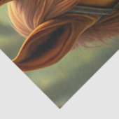 Fantasie von Pferd und Begleiter Seidenpapier (Ausschnitt)