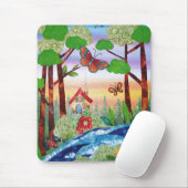 Fantasie-Wald Mousepad (Mit Mouse)