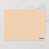 Fantasie-Wald-Zug-Postkarte Postkarte (Rückseite)