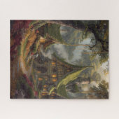 Fantasie-Waldhaus Puzzle (Horizontal)