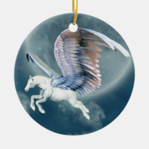 Fantasie Weihnachtsverzierung Keramik Ornament
