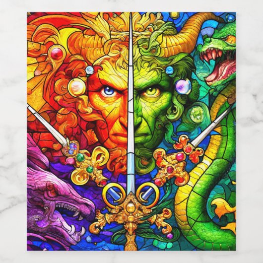 Fantasie Weinetikett (Einzelnes Label)