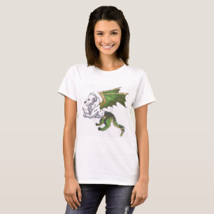 Fantasie-Wolf durch Wolven Schwanz T-Shirt