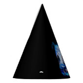 Fantasie-Wolf-Mond-Berg Partyhütchen (Links)