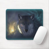 Fantasie-Wolf Mousepad (Mit Mouse)