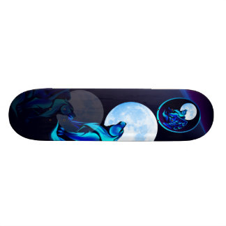 Fantasie-Wolf-Skateboard Skateboard