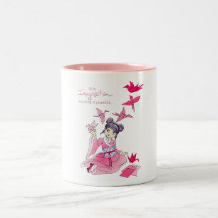 Fantasie Zweifarbige Tasse