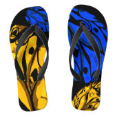 Fantasieabstrakter Schmetterling Flip Flops Badesandalen (Fußbett)
