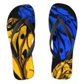 Fantasieabstrakter Schmetterling Flip Flops Badesandalen (Fußbett)