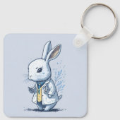 Fantasiearztschwester Heilerhase Schlüsselanhänger (Rückseite)