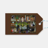 Fantasieassistent Bücher Drachenklänge Geschenkanhänger (Vorderseite (Horizontal))