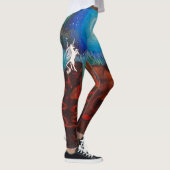 Fantasieaurora borealis, Nordlichter Leggings (Rechts)