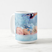 Fantasiebaby und Storch Kaffeetasse (Vorderseite Links)