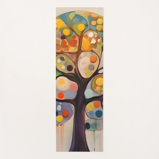 Fantasiebaum - fantasy tree yogamatte (Vorderseite)