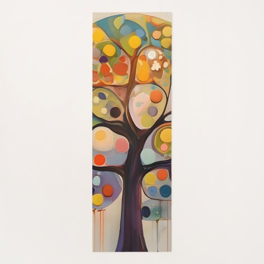 Fantasiebaum - fantasy tree yogamatte (Rückseite)