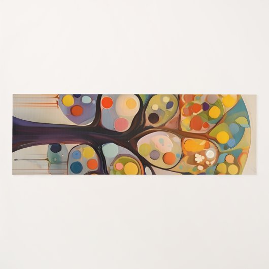 Fantasiebaum - fantasy tree yogamatte (Vorderseite (Horizontal))