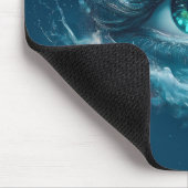 Fantasiebild - Alte blaue Augen Mousepad (Ecke)