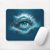Fantasiebild - Alte blaue Augen Mousepad (Mit Mouse)