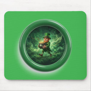 Fantasiebild Kobold mit Goldtopf Mousepad
