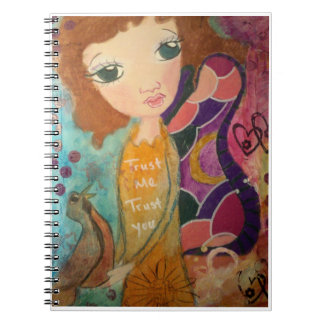 Fantasiebild Vertrauens-Feenotizbuch Notizblock