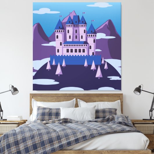 Fantasieburg mit Leinwand (Insitu (Schlafzimmer))