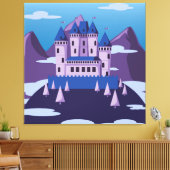 Fantasieburg mit Leinwand (Insitu (Wohnzimmer))