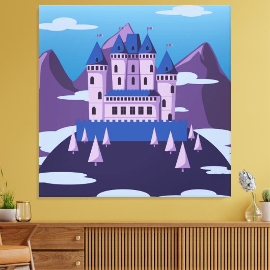 Fantasieburg mit Leinwand (Insitu (Wohnzimmer))