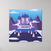 Fantasieburg mit Leinwand (Vorderseite)