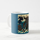 Fantasiedempfone - Holzschnitt 1 Kaffeetasse (Vorderseite Links)