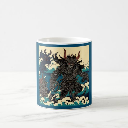 Fantasiedempfone - Holzschnitt 1 Kaffeetasse (Mittel)
