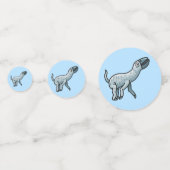 Fantasiedinosaurier Konfetti (Rückseiten)