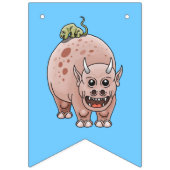 Fantasiedinosaurier Wimpelkette (Erste Fahne)