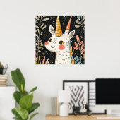 Fantasieeinhorn 🌟 🦄 poster (Heimbüro)