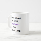 Fantasiefan, begeistert kaffeetasse (Vorderseite Links)