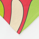 Fantasiefrau: Abstraktes Frühlingsvolk. Fleecedecke (Ecke)