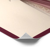 Fantasiefrau von Blume und Natur Poster (Ecke)