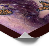 Fantasiefrauen mit Katze von Renee Lavoie Poster (Ecke)