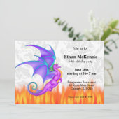 Fantasiefreunde Einladung (Stehend Vorderseite)