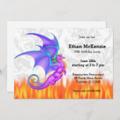 Fantasiefreunde Einladung (Vorne/Hinten)