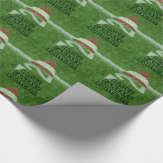 Fantasiefußball Geschenkpapier (Ecke)