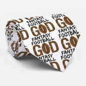 Fantasiefußballgott Krawatte (Gerollt)