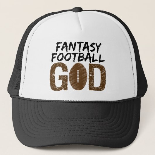 Fantasiefußballgott Truckerkappe (Vorderseite)