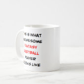 Fantasiefußballspieler, phantastisch kaffeetasse (Vorderseite Links)
