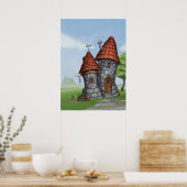 Fantasiehaus Poster (Küche)