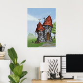 Fantasiehaus Poster (Heimbüro)