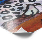 Fantasiejunge, der mit dem Drachen und Adler der K Fotodruck (Ecke)